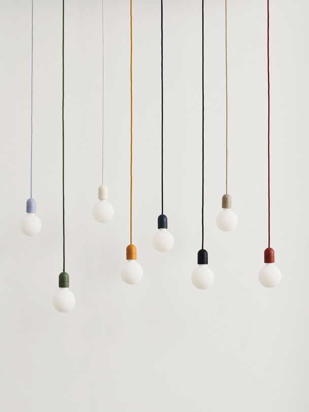 suspension cÂble paper shade noir - hay black