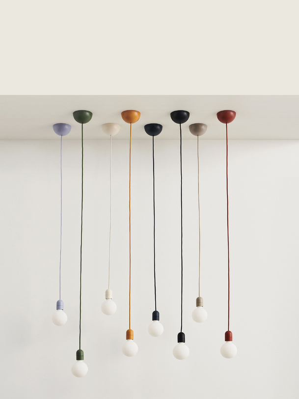 suspension cÂble paper shade noir - hay black