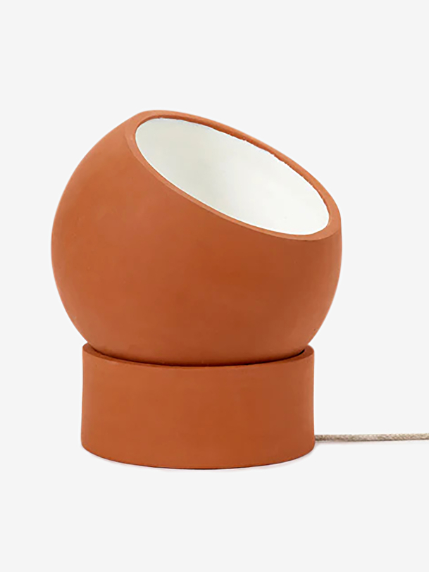 standing lamp terra low terracotta