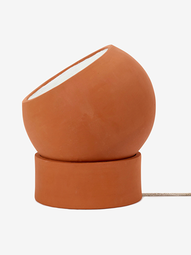 standing lamp terra low terracotta