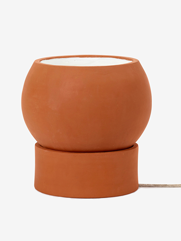 standing lamp terra low terracotta