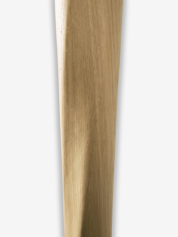 table chene torsion d70 chene naturel light oak