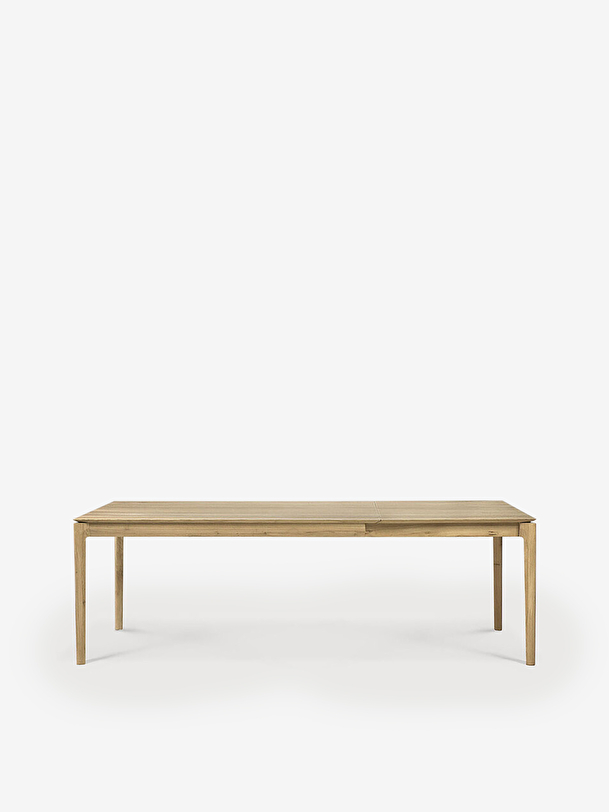 table bok a rallonge 160240 90x76 light oak