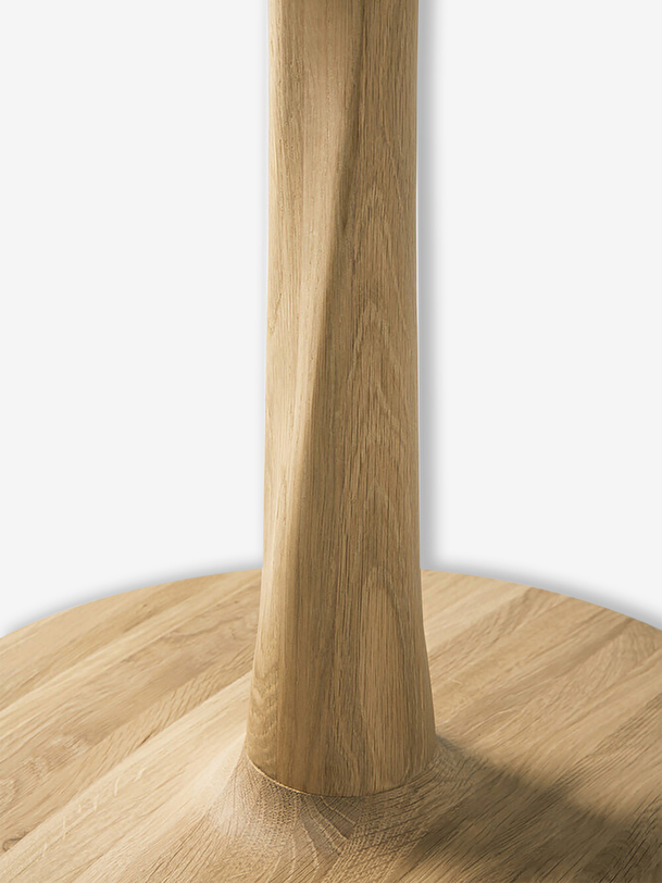 table torsion en chene d127 light oak