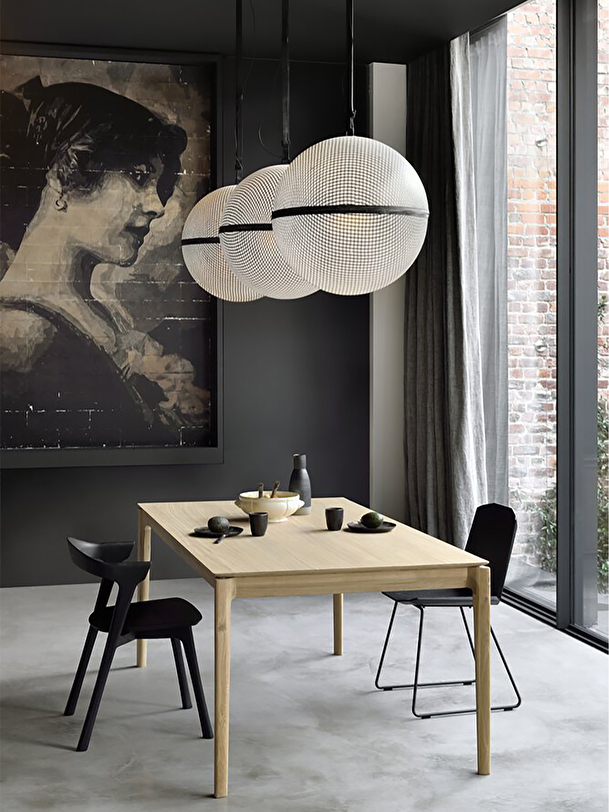 table bok en chene - l240 cm light oak