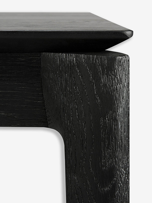 extension oak bok black table - l180280 cm black