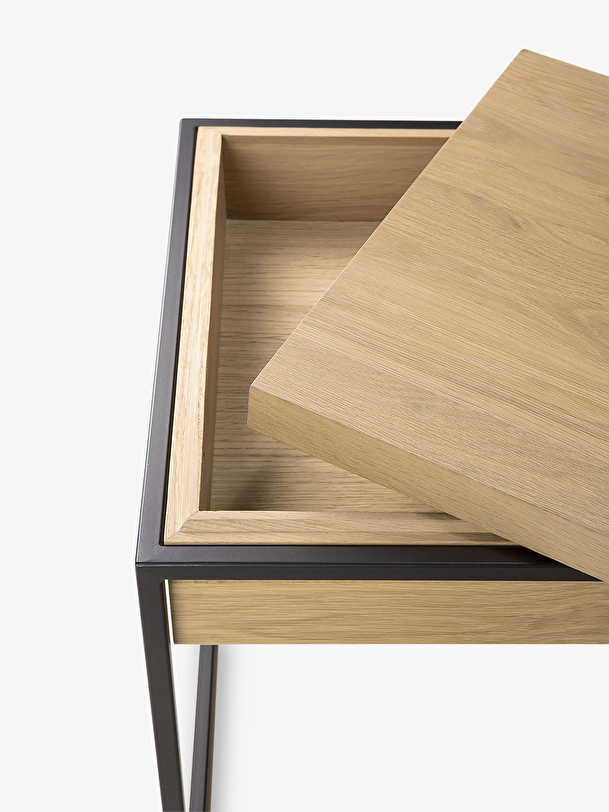 table dappoint monolit en chene black