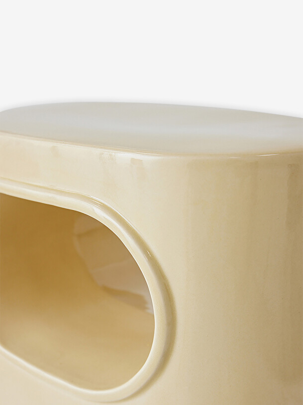 space cream side table cream