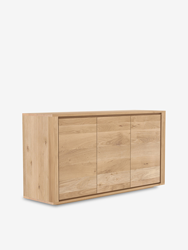 buffet shadow en chene - 3 portes light oak