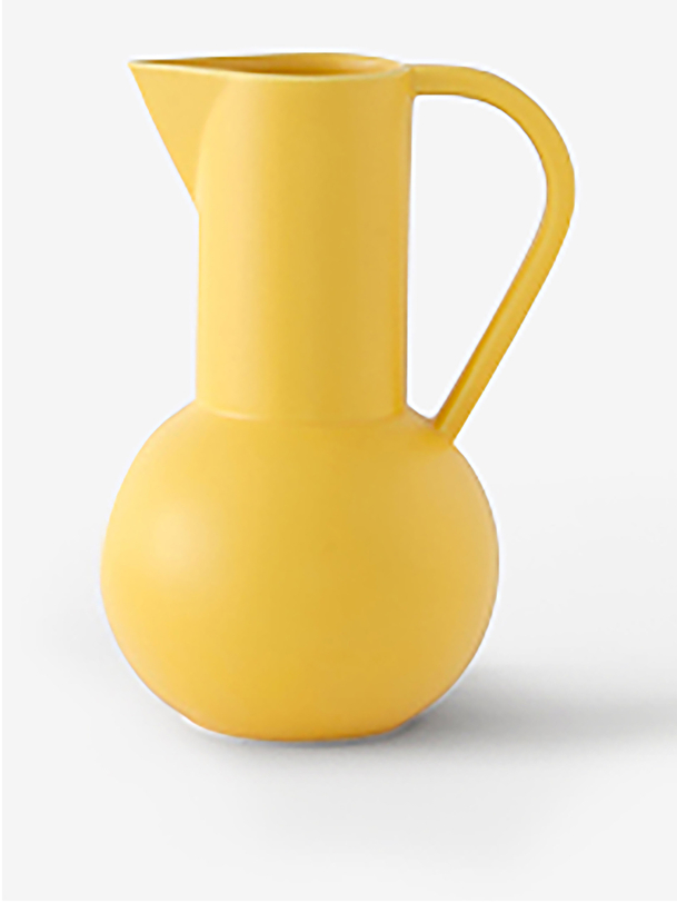 pitcher vase s yellow