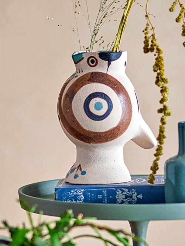 mahrab gres vase natural