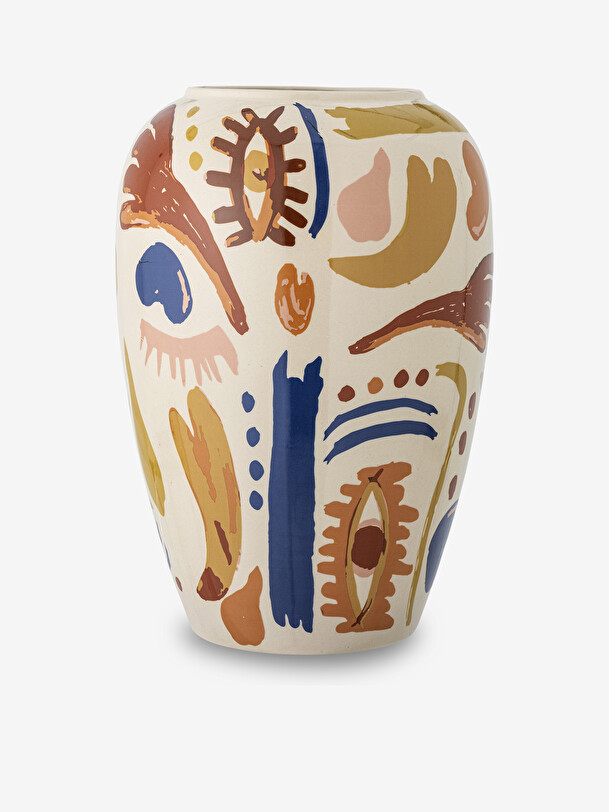vase horus stoneware blue