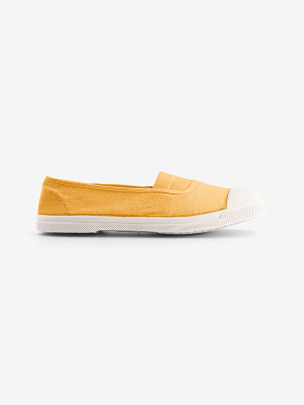 women elastic tennis saffron